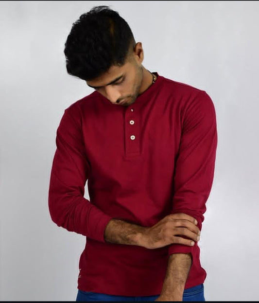 HENLEY T-SHIRT FOR MEN'S